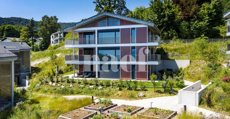 Appartement neuf de 4.5 pièces en attique avec mezzanine et vue spectaculaire sur le lac à vendre à Jongny - Lot D2 – Foto 2 von 16