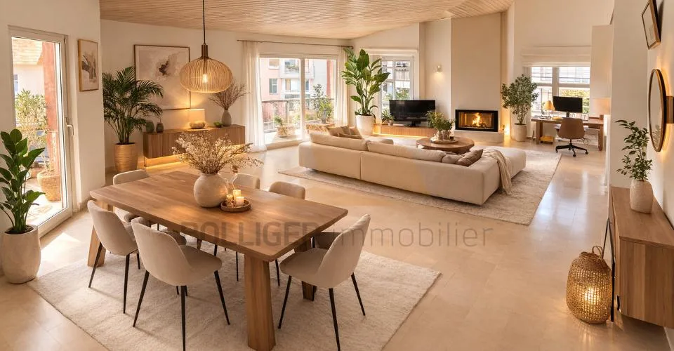 A VENDRE MAGNIFIQUE APPARTEMENT DE 4,5 PIÈCES EN PPE DE 137 M2 – photo 4 sur 21