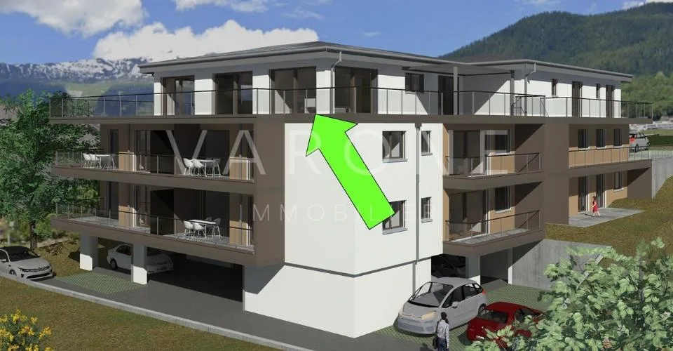 Appartement en attique dans nouvelle résidence Minergie à Savièse – Foto 8 von 21