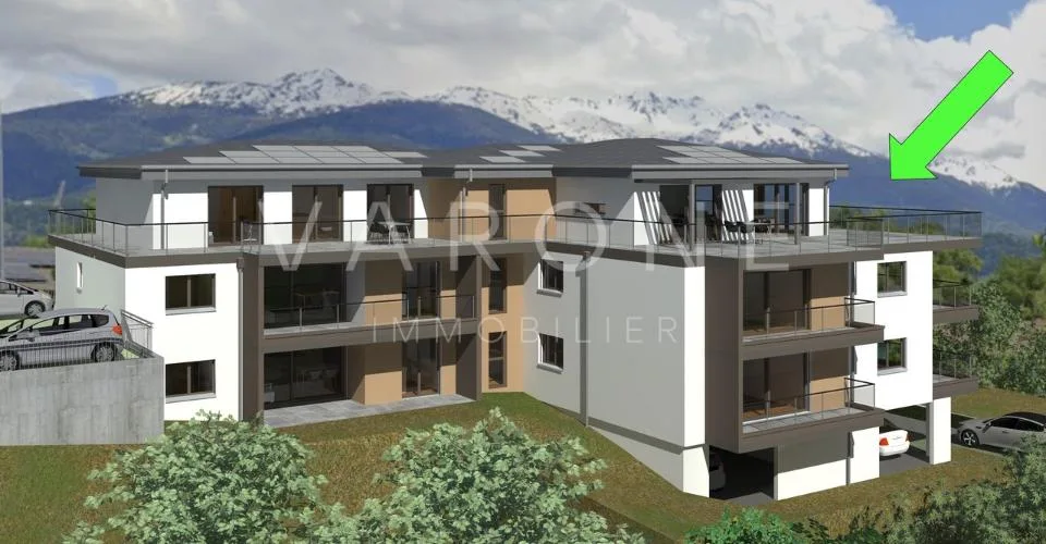 Appartement en attique dans nouvelle résidence Minergie à Savièse – Foto 3 von 21