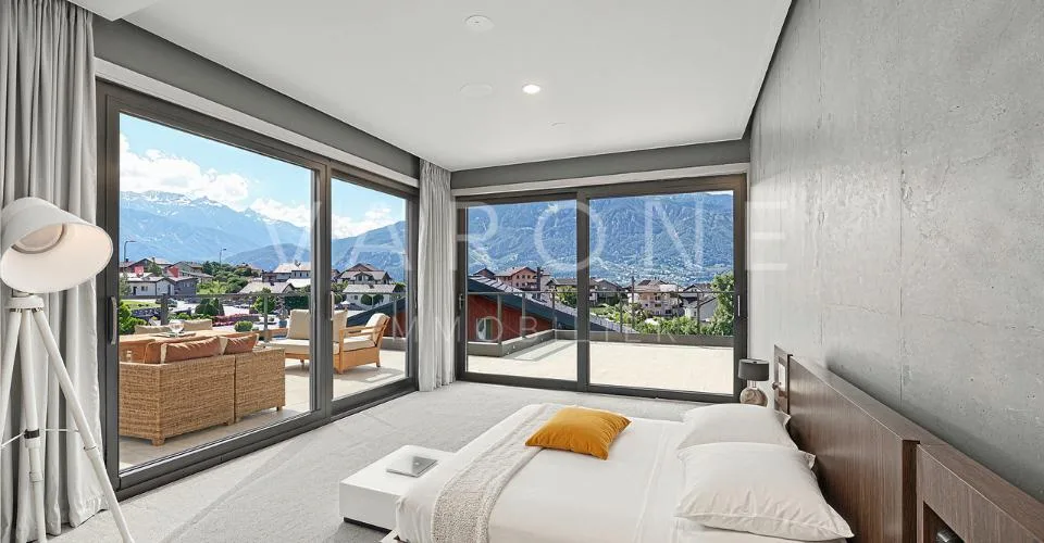Appartement en attique dans nouvelle résidence Minergie à Savièse – Foto 11 von 21