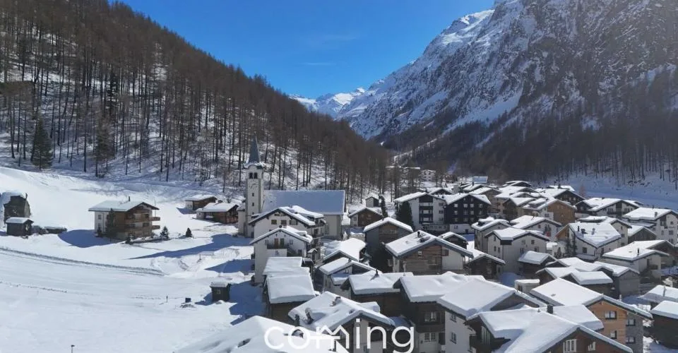 Le soir au coin du feu, le matin avec vue sur les montagnes – appartement de 2,5 pièces à Saas-Grund – photo 12 sur 27