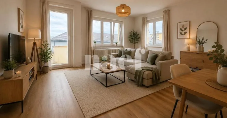 Bel appartement lumineux de 3 pièces avec balcon – Foto 3 von 10