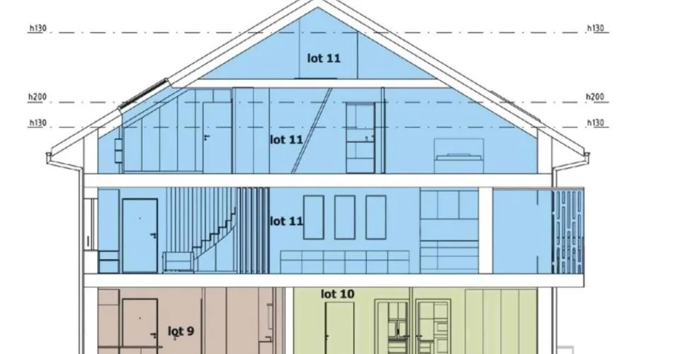 Duplex de 4.5 pièces avec balcons – Foto 13 von 22