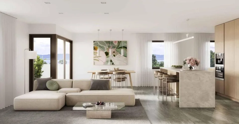 Duplex de 4.5 pièces avec balcons – Foto 2 von 22