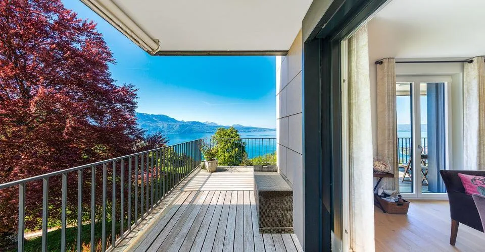 Elegante 4,5-Zimmer-Wohnung mit Panoramablick auf den Genfersee in Puidoux – Foto 39 von 39