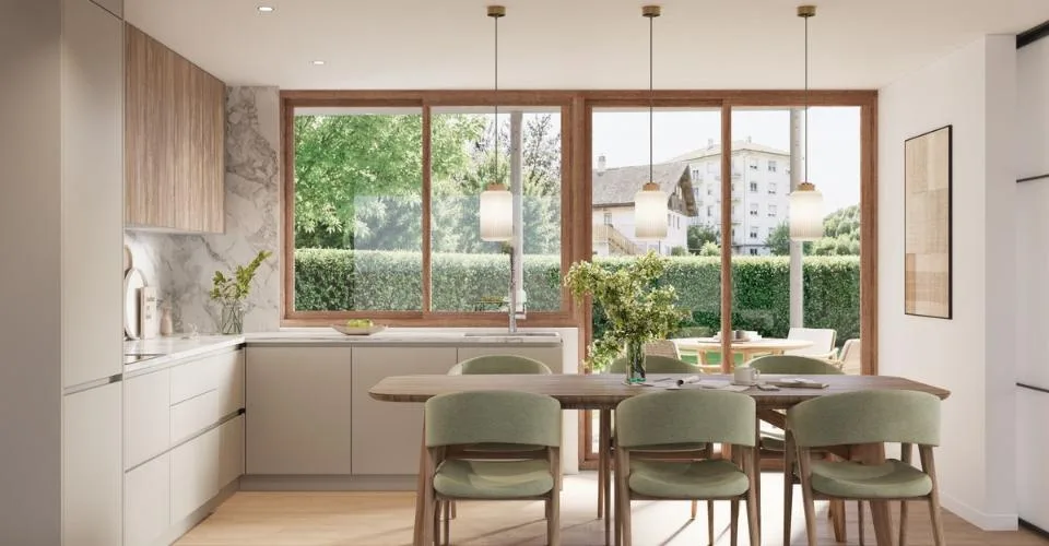 ERABLE 11 Nouvelle PPE de standing Rez-jardin 4,5 pces 108,8 m² jardin 138,7 m² + 2 terrasses – photo 5 sur 25