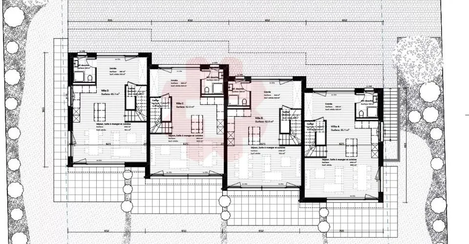 Magnifiques villas mitoyennes de 5,5 pièces Permis en force – foto 5 di 9