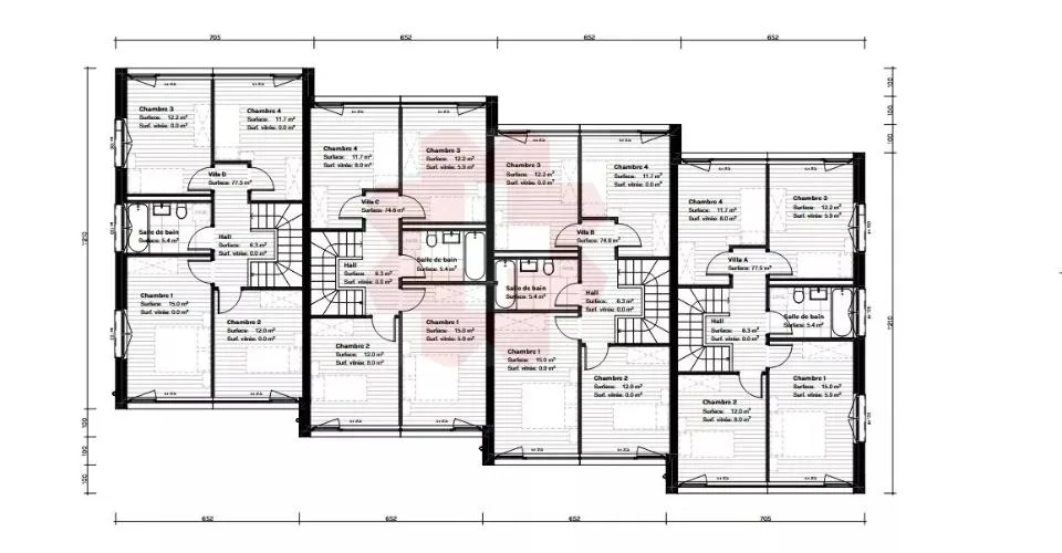 Magnifiques villas mitoyennes de 5,5 pièces Permis en force – foto 6 di 9