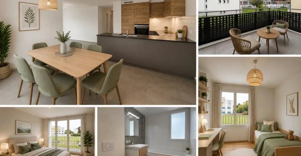 Appartement 3.5 pièces à CHF 1'950.-/mois charges comprises
