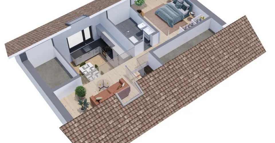 DUPLEX CON LOGGIA - VISTA PANORAMICA - ESCLUSIVITÀ - CANTIERE AVVIATO – foto 14 di 15