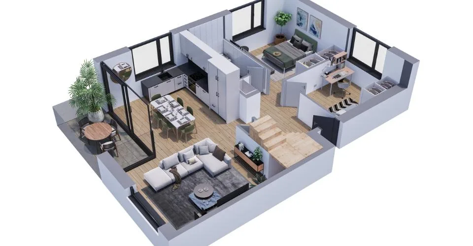 DUPLEX CON LOGGIA - VISTA PANORAMICA - ESCLUSIVITÀ - CANTIERE AVVIATO – foto 13 di 15
