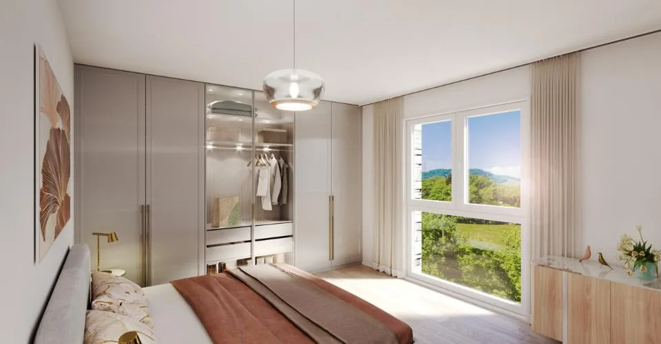 2,5 Zimmer neues Apartment mit Garten, nahe Bahnhof, Bus, Attalens, Châtel-St-Denis – Foto 8 von 24