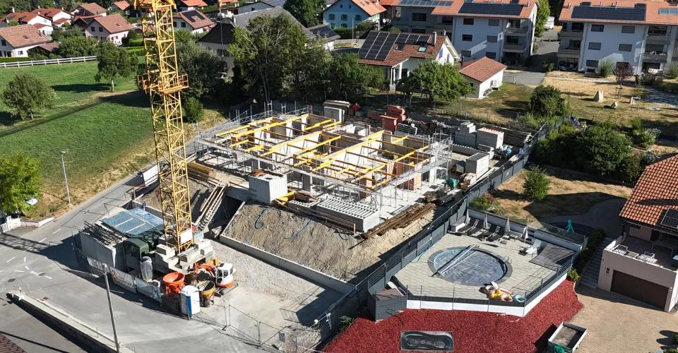 2,5 Zimmer neues Apartment mit Garten, nahe Bahnhof, Bus, Attalens, Châtel-St-Denis – Foto 2 von 24