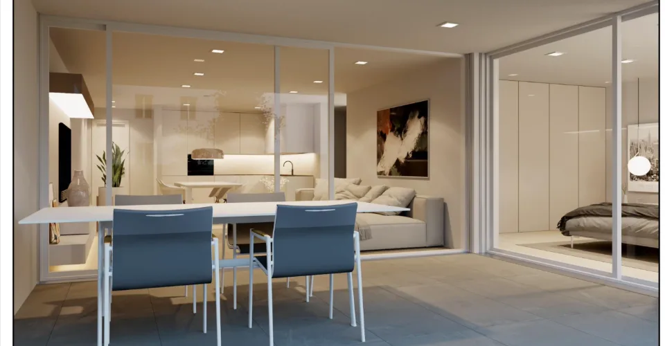 Moderne und helle 3-Zimmer-Wohnung in neuer Bauweise in Rivera – Foto 4 von 12