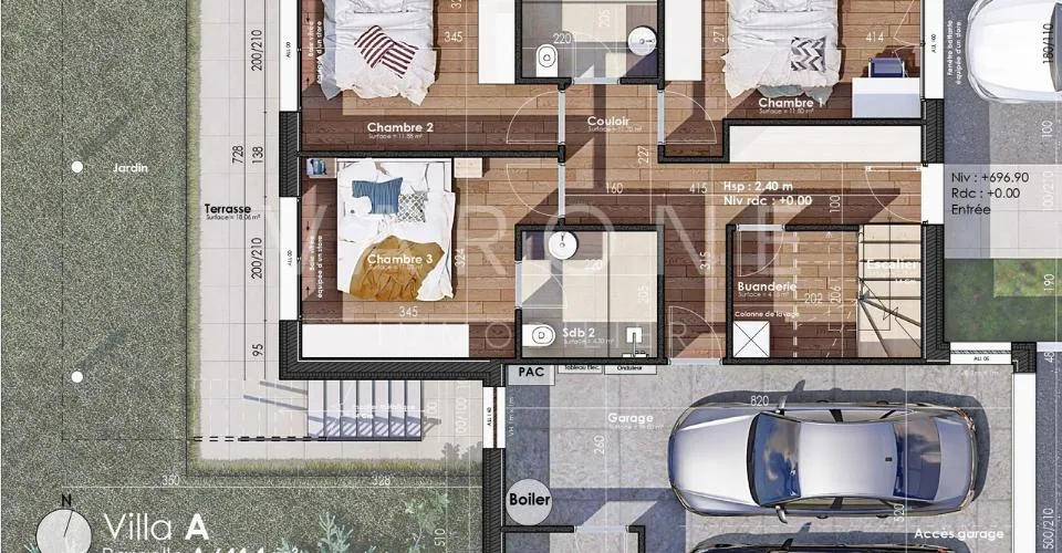 Les Prairies de Diolly - Deux villas d'exception de 5,5 pièces – Foto 8 von 21