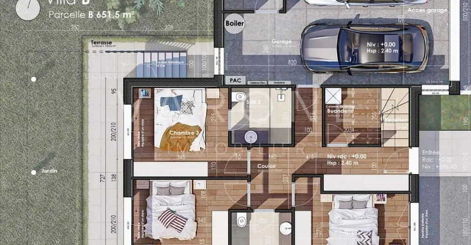Les Prairies de Diolly - Deux villas d'exception de 5,5 pièces – Foto 10 von 21