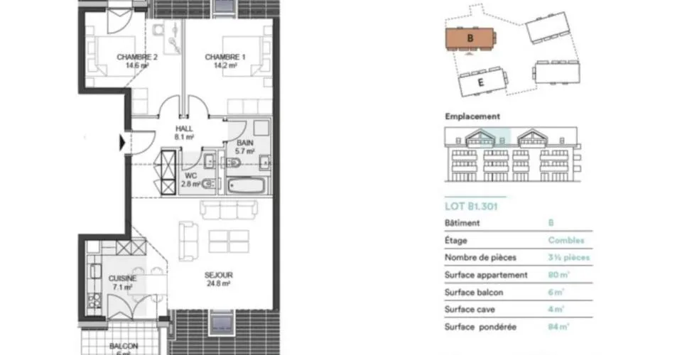 Nuova promozione: appartamento di 3.5 locali con balcone – foto 17 di 24