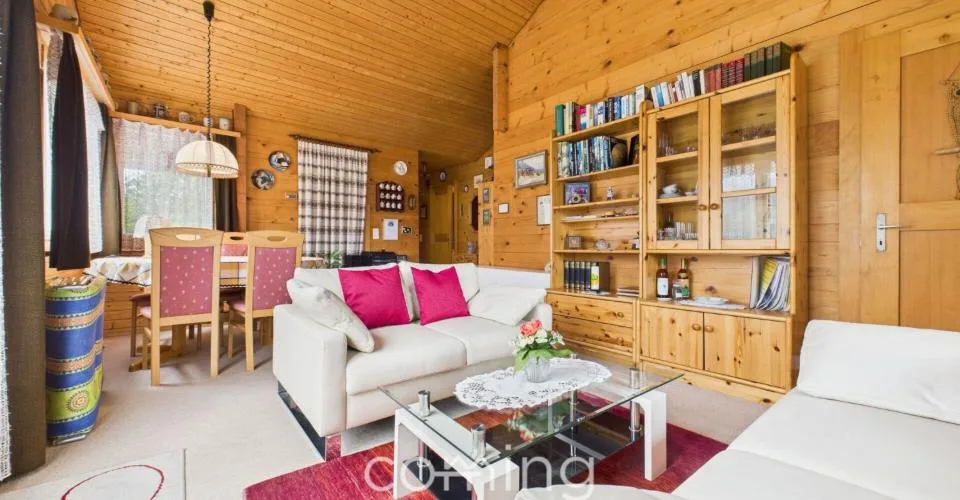 Deux appartements, un chalet - Vue panoramique sur la montagne et résidence secondaire à Kippel – Foto 4 von 30