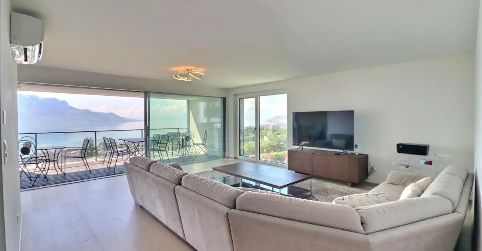 SUPERBES WOHNUNG MIT 4.5 ZIMMERN IN CHERNEX - MONTREUX MIT SEHR SCHÖNER PANORAMASICHT – Foto 6 von 26