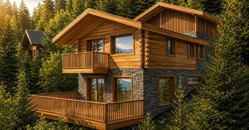 Außergewöhnliches Chalet mit atemberaubendem Blick und optimaler Besonnung – Foto 2 von 14