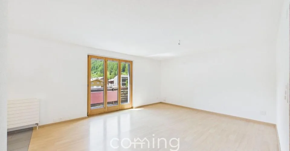 Vue panoramique et beaucoup d'espace - Appartement de 5.5 pièces à Saas-Grund, ensoleillé – photo 7 sur 28