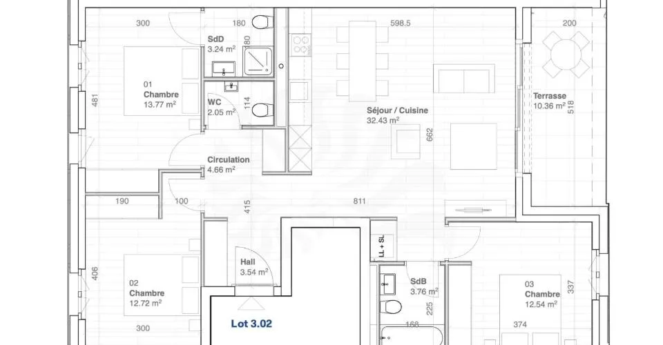 Wohnung 5P im 1. Stock, 11, Route des Jurêts in Choulex – Foto 9 von 22