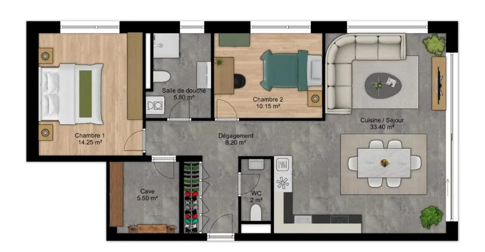 Nuovo appartamento al piano terra di 3.5 locali - Minergie - Martigny – foto 19 di 26