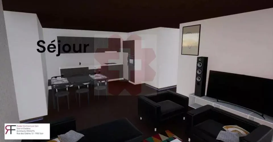 2.5 Zimmer Wohnung in Salins – Foto 5 von 12