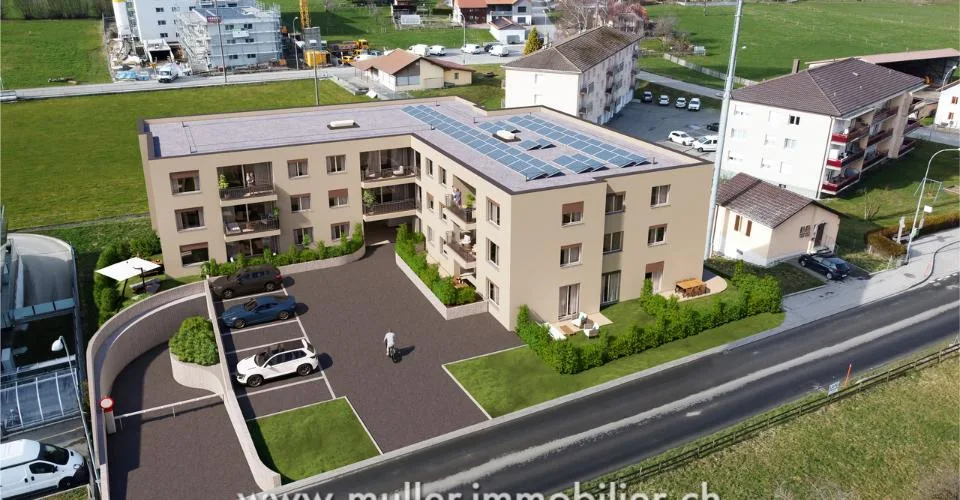 Zweieinhalb-Zimmer-Wohnung mit Balkon und freier Sicht, 5 Minuten von Romont entfernt – Foto 19 von 19