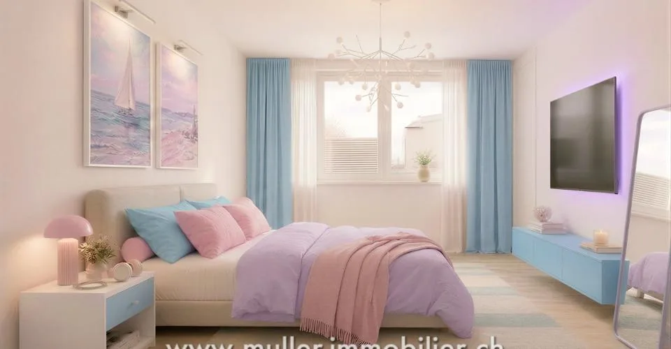 Zweieinhalb-Zimmer-Wohnung mit Balkon und freier Sicht, 5 Minuten von Romont entfernt – Foto 15 von 19