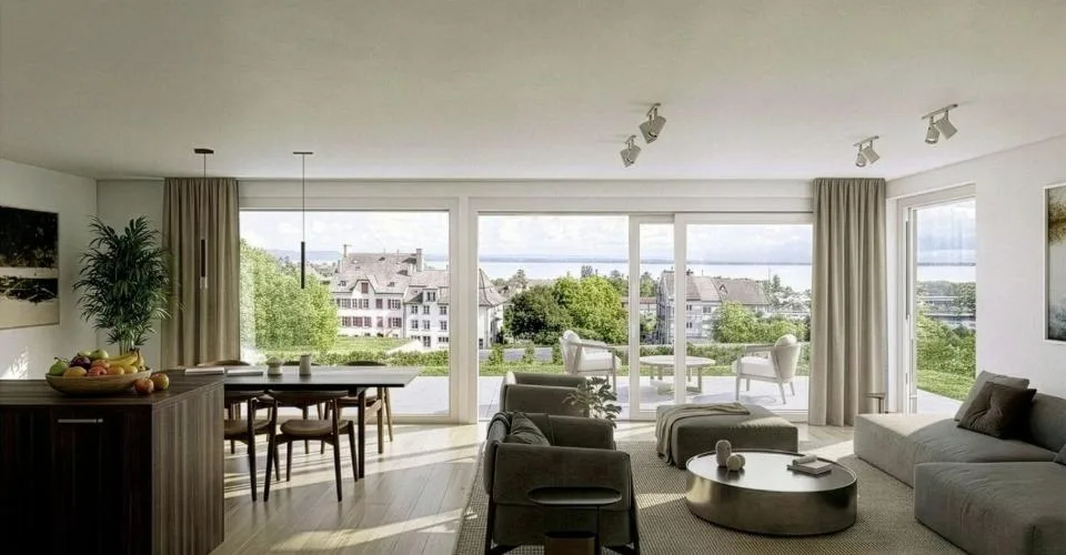 Wohnung mit 4.5 Zimmern, Garten und Terrasse – Foto 17 von 24