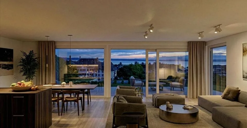 Wohnung mit 4.5 Zimmern, Garten und Terrasse – Foto 18 von 24