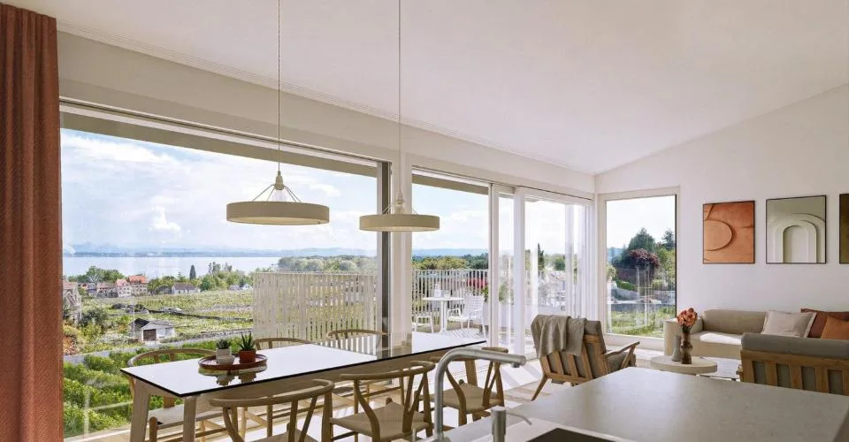 Wohnung mit 4.5 Zimmern, Garten und Terrasse – Foto 15 von 24