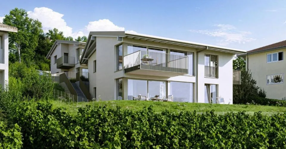 Wohnung mit 4.5 Zimmern, Garten und Terrasse – Foto 21 von 24