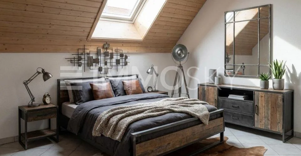 Unico gioiello attico con balcone e vista sul verde – foto 8 di 9