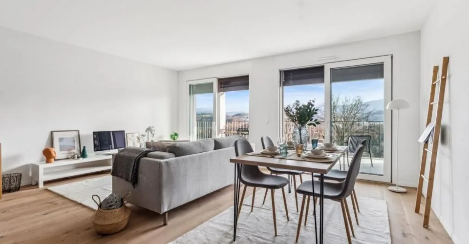 Superbe appartement de 5.5 pièces avec vue sur les Préalpes – Foto 4 von 14