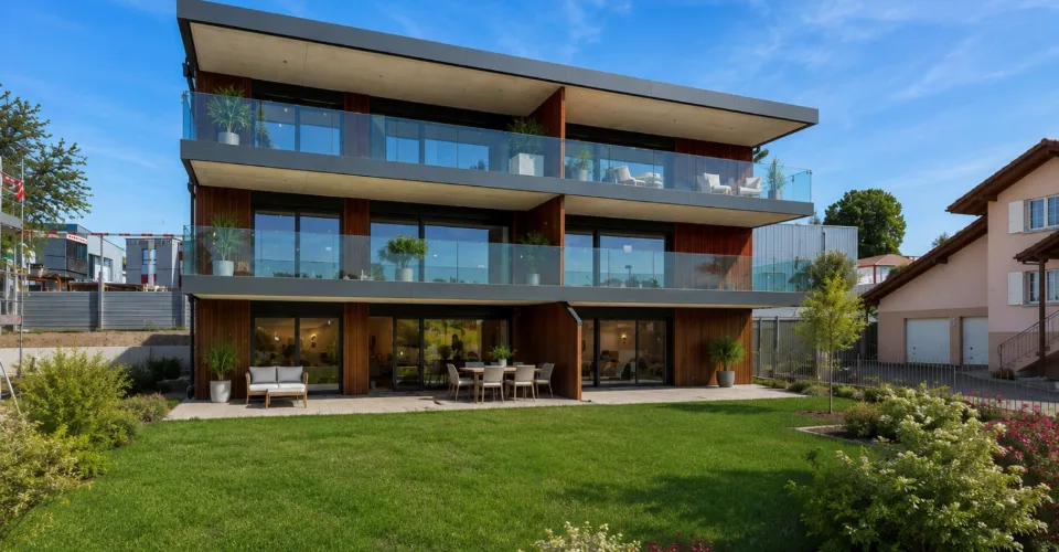 Schönes Panorama - Belfaux - Los B1 – Foto 3 von 24