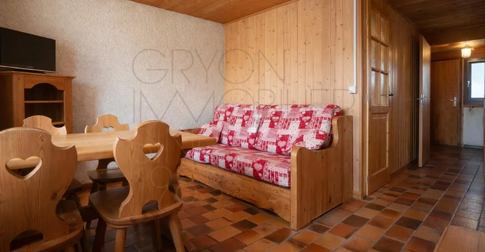 Studio ski-in ski-out à l'Alpe des Chaux avec balcon d'angle