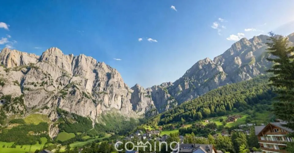 Appartement lumineux de 2.5 pièces avec balcon et vue panoramique sur les Alpes valaisannes à Loèche-les-Bains – photo 2 sur 22