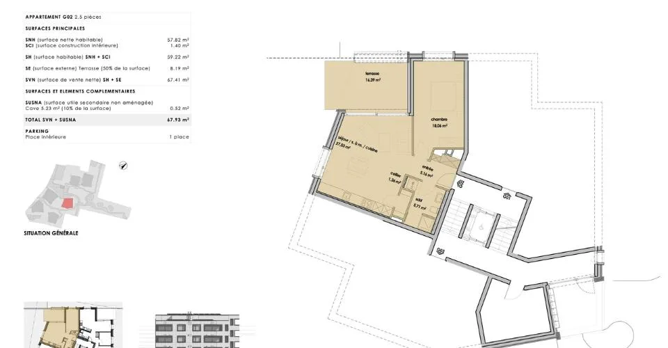 2.5 Zimmer Wohnung in Payerne – foto 4 di 7