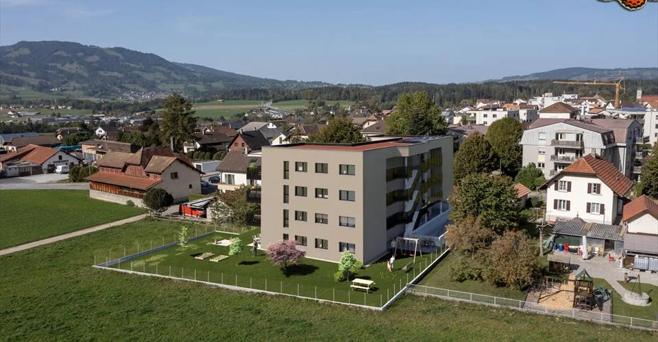 Superbe 4½ pièces à Broc avec grand balcon couvert ! – Foto 6 von 12