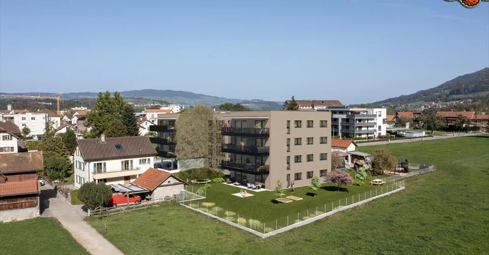 Superbe 4½ pièces à Broc avec grand balcon couvert ! – Foto 5 von 12