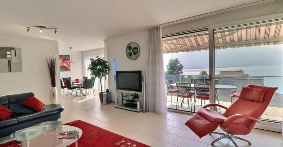 GRAND APPARTEMENT DE 5,5 PIECES AVEC LES COMMODITES D'UNE VILLA ET UNE TRES BELLE VUE PANORAMIQUE – foto 3 di 25