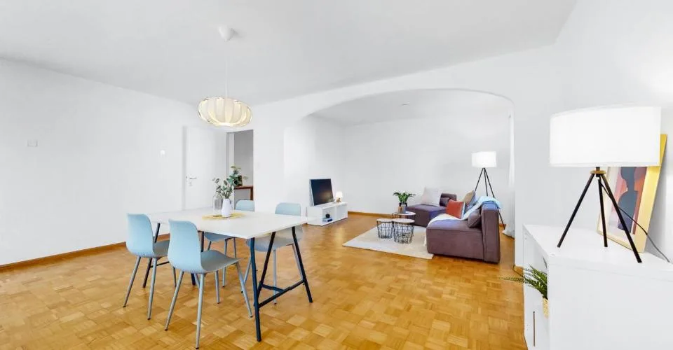 Einziehen und wohlfühlen: Helle Wohnung in Riehen-Dorf