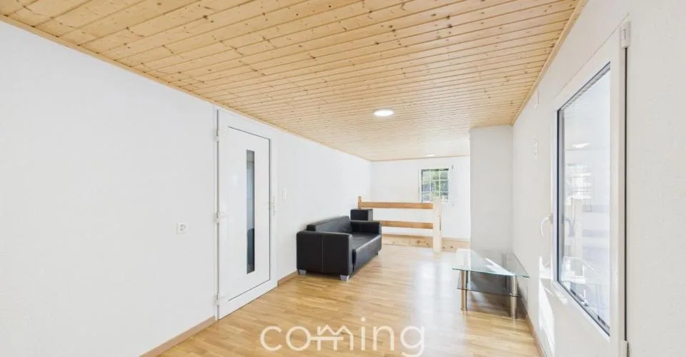 Appartement neuf de 1,5 pièce à Hohtenn, calme, ensoleillé et avec vue sur la montagne