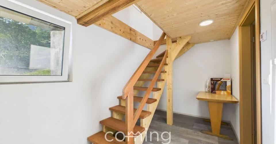Appartement neuf de 1,5 pièce à Hohtenn, calme, ensoleillé et avec vue sur la montagne