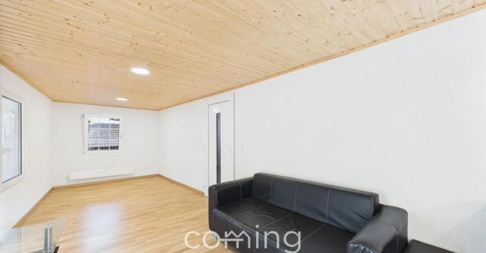 Appartement neuf de 1,5 pièce à Hohtenn, calme, ensoleillé et avec vue sur la montagne