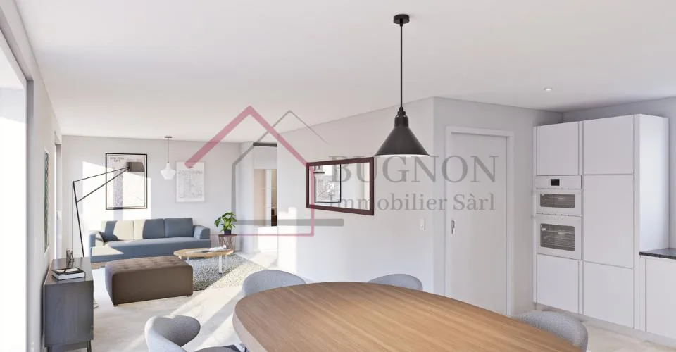 LES VILLAS DU GRAND PRÉ Villa mitoyenne de 4.5 pièces en PPE – Lot C3 – Foto 4 von 14