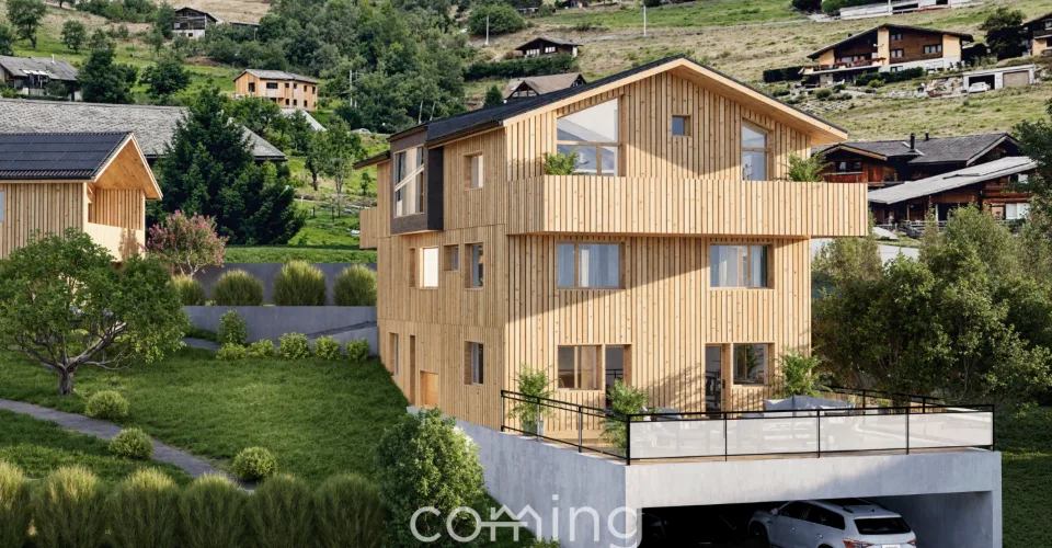 Votre nouvelle maison à Bürchen - construction en bois, cheminée et beaucoup d'espace pour la personnalisation – Foto 13 von 27